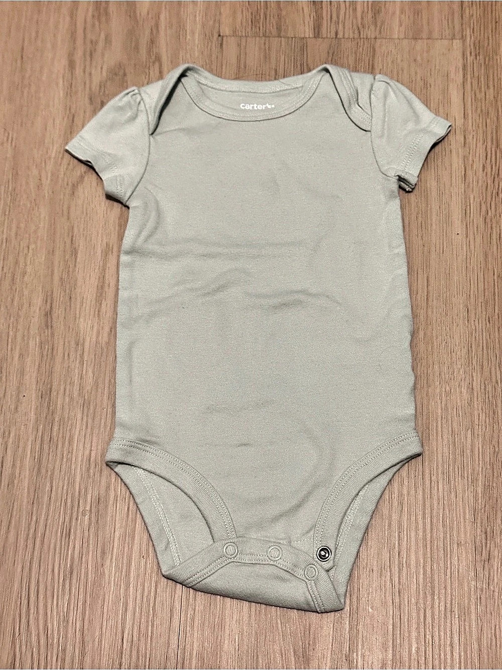 Carter's Baby Short Sleeve Bodysuit in Green